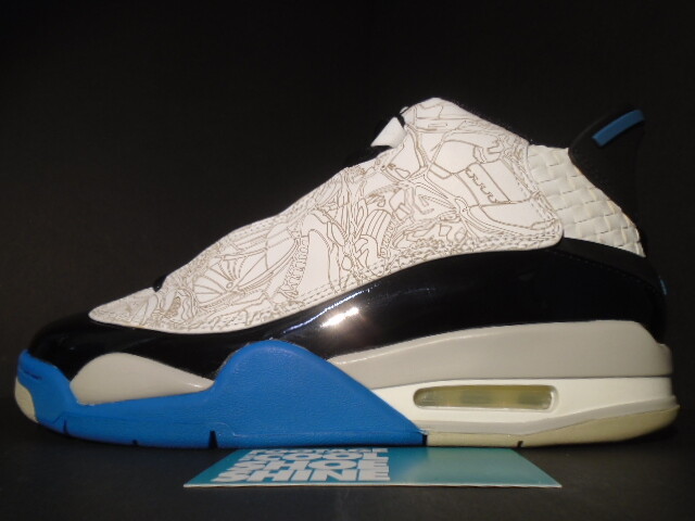 nike air jordan dub zero og white black red laser